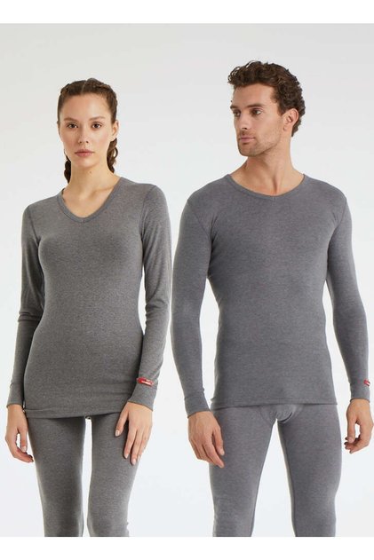 Sylex V-Neck Long Sleeve Unisex Level 2 Thermal T-shirt