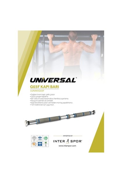 Unıversal Uzun Süngerli Kapı Koridor Barı Barfiks 60-100cm Arası