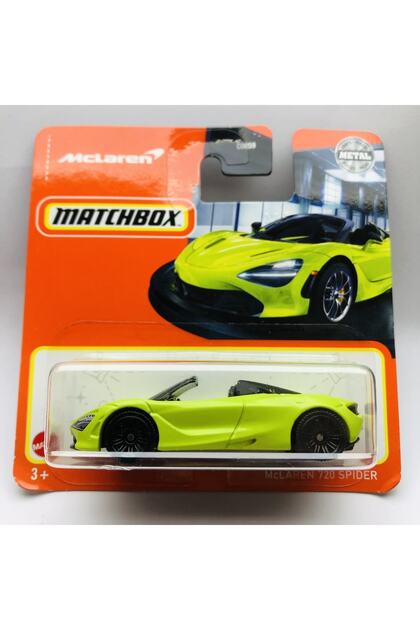 Matchbox Yeni - New Mclaren 720 Spider Mini Araba 1:64 Ölçek Marka