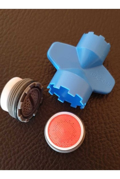 Lavabo Bataryası 21.5mm (22mm) Gizli Perlatör ve Anahtarı
