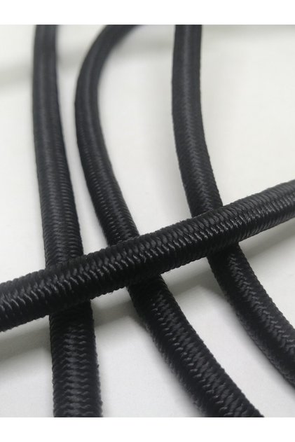 8 Mm Lastik Iplik Siyah Renk 10 Metre