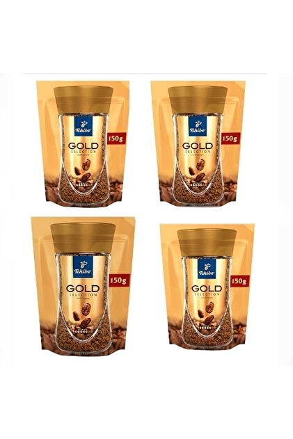 Tchibo Gold Selection Çözünebilir Kahve Ekonomik Paket 150g X 4