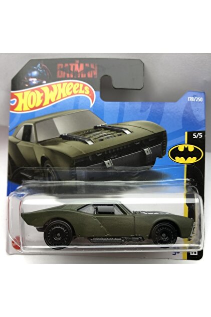 HOT WHEELS New - Yeni Batman Batmobıle Mat Haki Renk 1:64 Ölçek