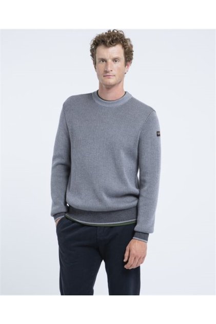 Men's Knıtted Roundneck C.w. Wool