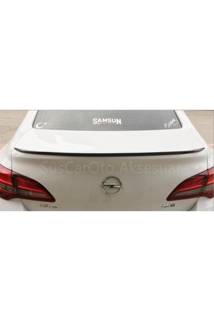 Opel Astra J Sedan Uyumlu Kasa Bagaj Üstü Slim Spoiler Piano Black Parlak Siyah Parlak Siyah