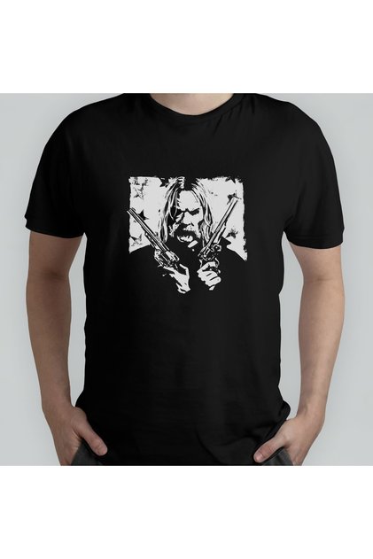 Red Dead Redemption 100% Cotton Crew Neck T-shirt Model - 3