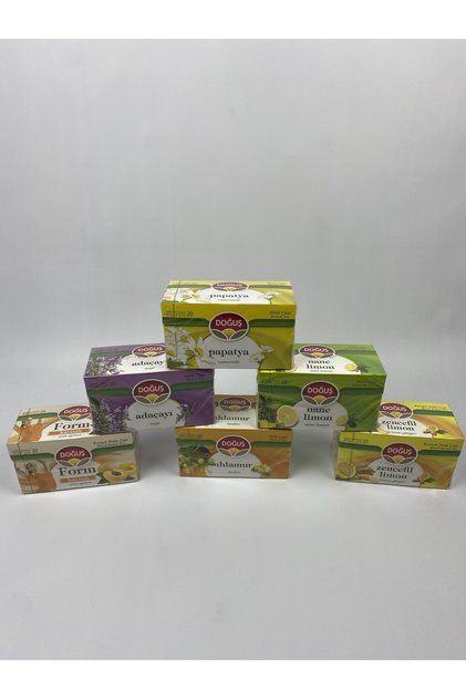 Doğuş Bitki Çay Seti Poşet Çay , Ekonomik Set (hediyeli Paket)