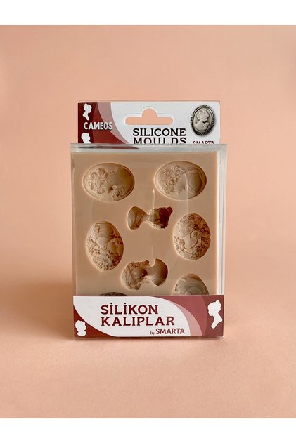 Silicone Moulds Silikon Epoksi,hamur Ve Polimer Kil Kalıbı Cameos