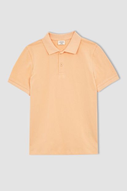 DeFacto Erkek Çocuk Basic Kısa Kollu Pike Polo Tişört - 1