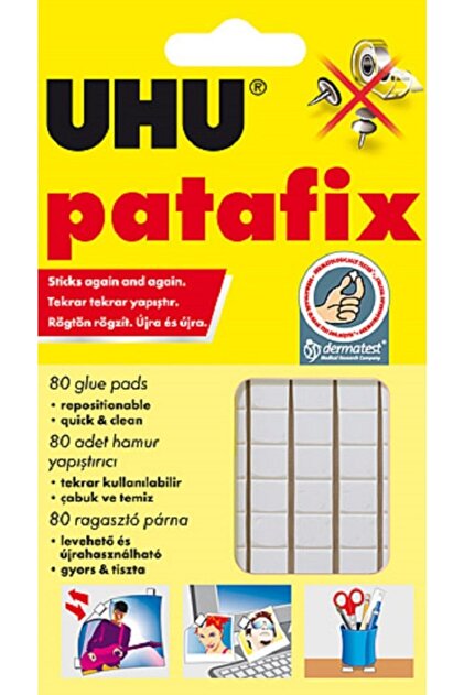 Uhu Beyaz Patafix Yapıştırıcı 80'li Sakız Yapışkan - Fiyatı, Yorumları