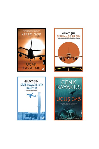 Sivil Havacılık 4 Kitap Set (kerem Gök/ Gülaçtı Şen/ Cenk Kayakuş) Uçak Kazaları