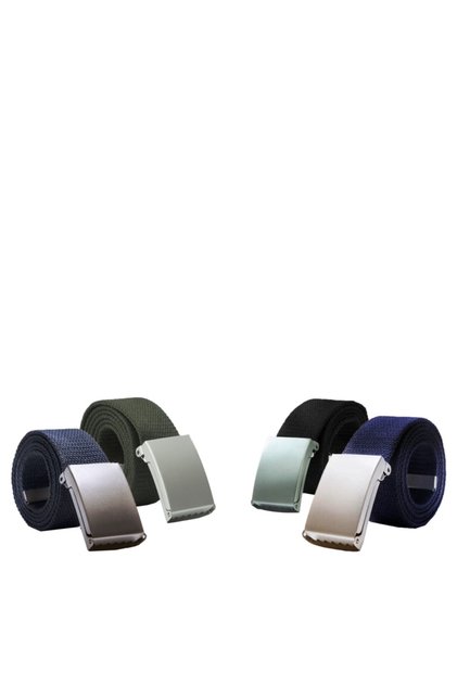 Unisex Sports Tactical Style Cloth Belt Set of 4