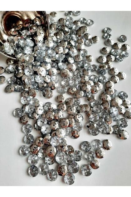 Transparent Crystal Button 11 mm Pack of 20