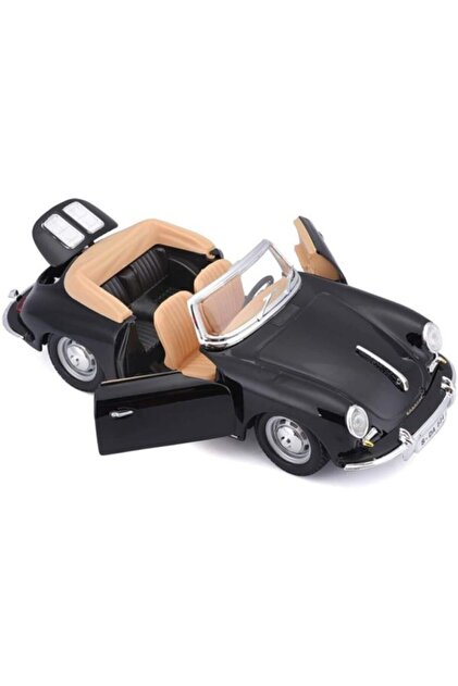 Burago Porsche 356b Cabriolet 1961 Model Klasik Araba 1/24 Ölçek