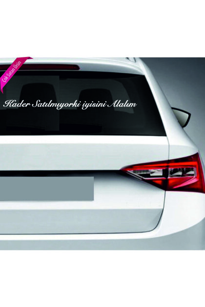 Kader Satılmıyorki Beyaz Sticker