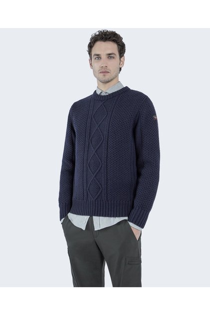 Men's Knitted Roundneck C.W. Wool
