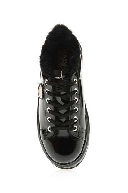 Karl Lagerfeld Siyah Kadın Sneaker Kl62530s1bp - 4
