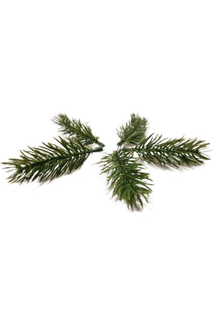 Pine Branch Ornament 5 Pieces 8cm Christmas Ornament Door Ornament Flower Ornament Flower Pot Ornament Table Ornament Ornament Product