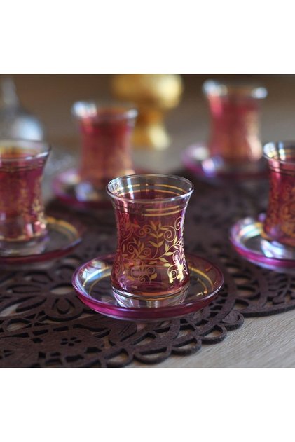 Lüster Ivy Tea Set Pink