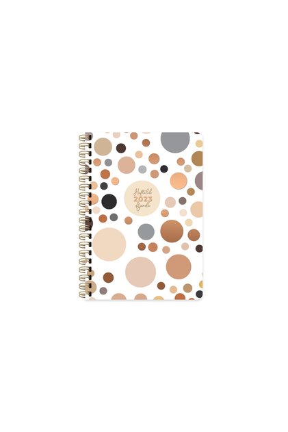 2023 Spiral Weekly Agenda, Hard Cover, 84 Sheets, A5 (15x21 Cm)