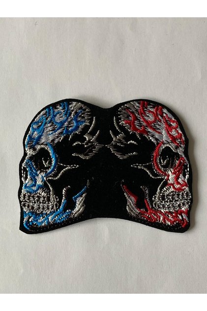 Skull Iskelet-kurukafa Gothıc Bıker Patch-peç,arma Ve Kot Yaması