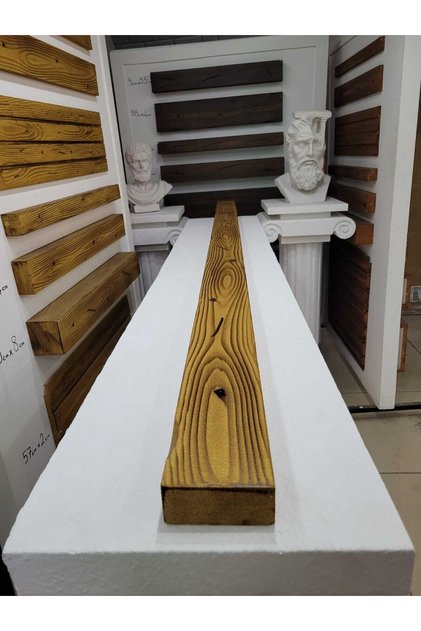 Ahşap Görünümlü Strafor 9x4 Cm Açık Meşe Renkli (1 Metre)