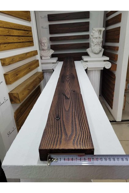 Ahşap Görünümlü Strafor 13,5x4 Cm Ceviz Renkli (1 Metre)