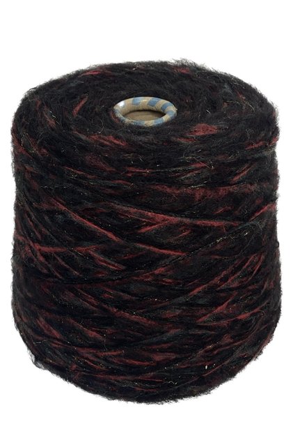 Moher:wool Acrylic Black Red Glitter Combination Solo 660 Gr