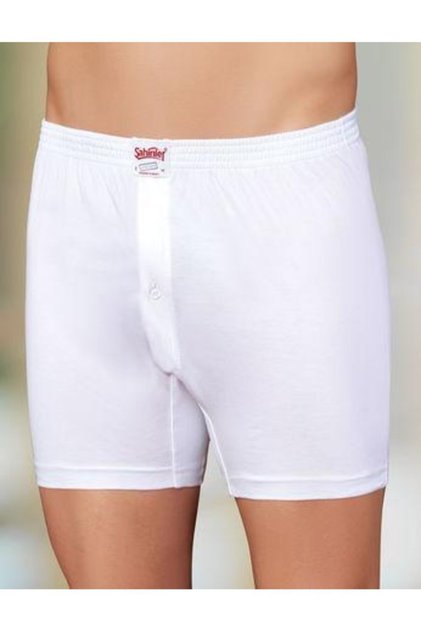 3-Pack White Boxer Shorts, 100% Cotton