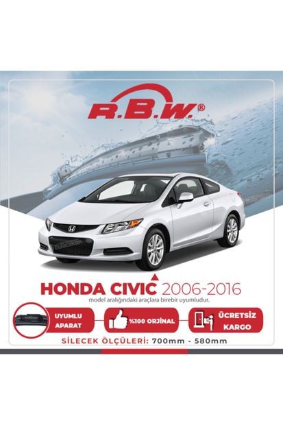 Rbw Honda Civic Sedan Muz Silecek Takımı (2006-2015) - 1