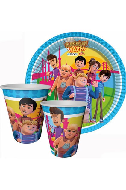 Licensed Rafadan Tayfa Plate Glass Set