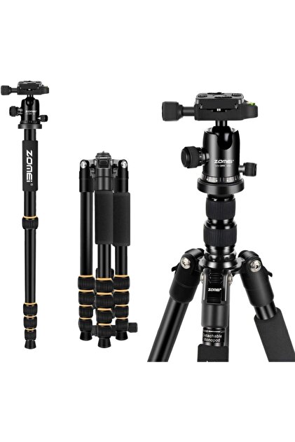 zomei Q666 Profesyonel Tripod & Monopod-13 Kg Taşıma Kapasitesi