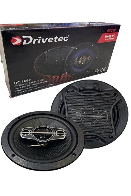 tunç51 Drivetec Dc-1697 650 Watt 16 Cm Araba Oto Hoparlör Yüksek