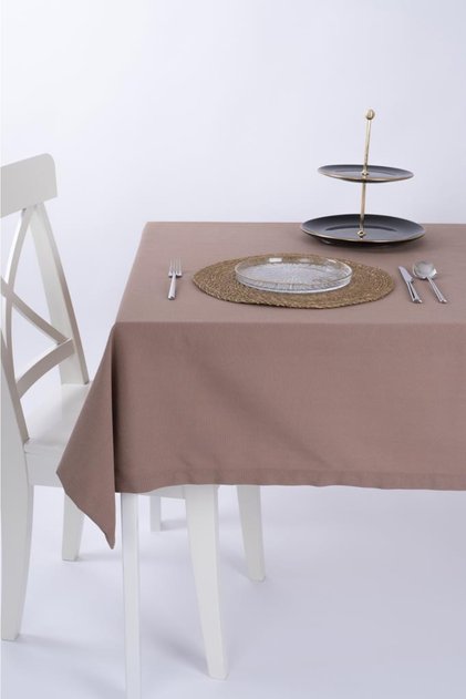 Duck Fabric Table Cloth Stain Resistant Coffee Options