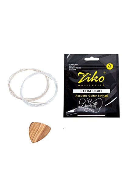 Donizetti Tiko Classic Guitar String Set with Wooden Plectrums Gift