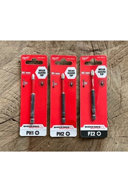 Milwaukee Ph2*90 Yıldız Bits Uç Pz2*90 Cobalt Çelik Vida Sıkma Ucu