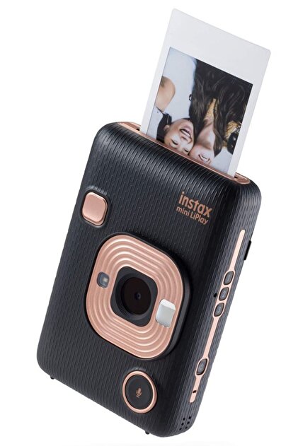 Fujifilm Instax Mini Liplay Hybrid Elegant Black Fotoğraf Makinesi