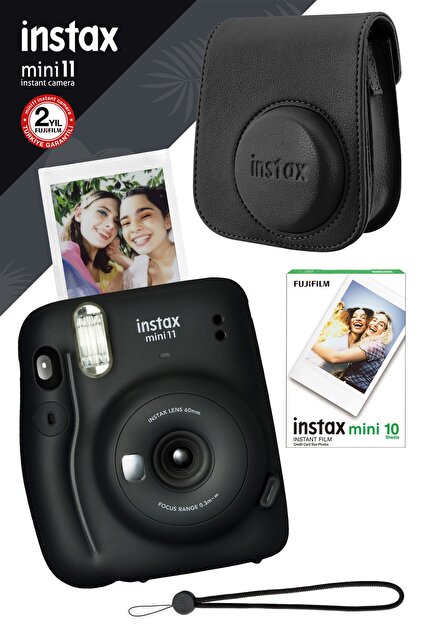 FUJIFILM instax mini 11 ブラック（フィルム付き） Fujifilm Instax Mini 11 Siyah Fotoğraf Makinesi Ve Hediye Seti 3