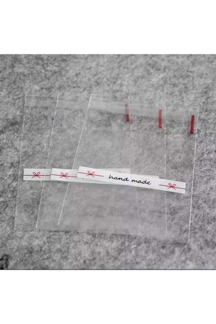 Banded Transparent Patterned Bag Opp 10x10 Cm 95 Pieces