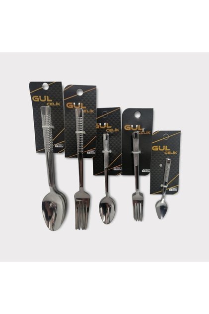 Spoon Fork Set 30 Pieces (Food Fork Spoon - Dessert Fork Spoon And Teaspoon)