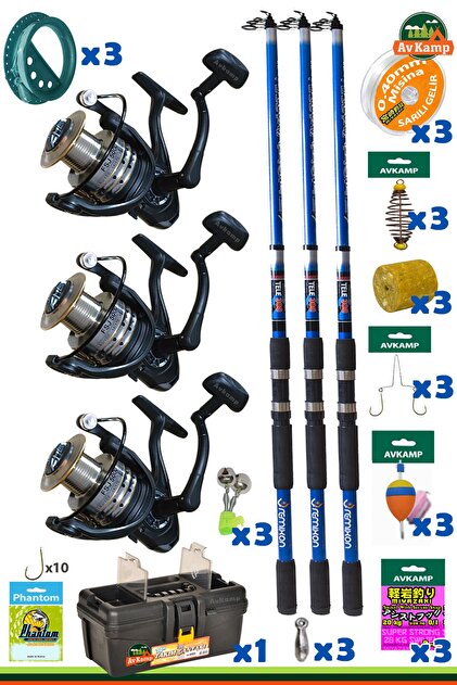 Miyazaki 3lü Sazan Olta Seti - Fiyatı, Yorumları