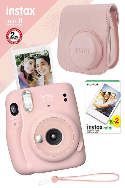 (未使用) FUJIFILM instax mini 11 Butterセット Fujifilm Instax Mini 11 Pembe Fotoğraf Makinesi Ve Hediye Seti 4