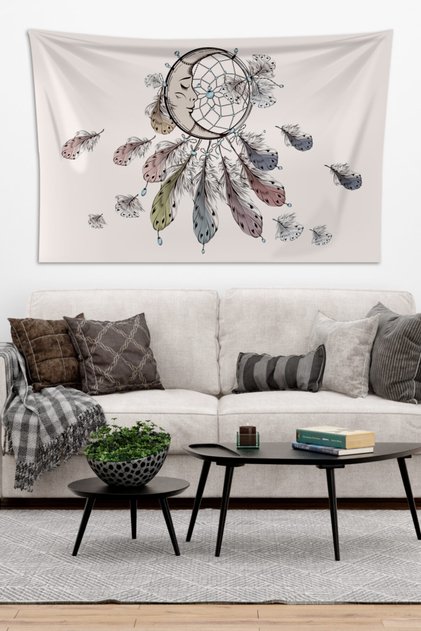 Mystical Dream Catcher Wall Cover Rug 100 X 70