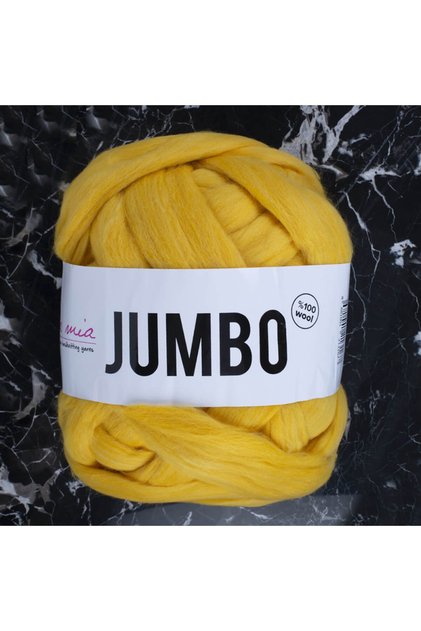 La Mia Jumbo Sarı Dev Yün El Örgü Ipi - J5