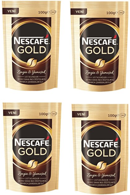 Nescafe Gold 100 gr X 4 Adet - Fiyatı, Yorumları