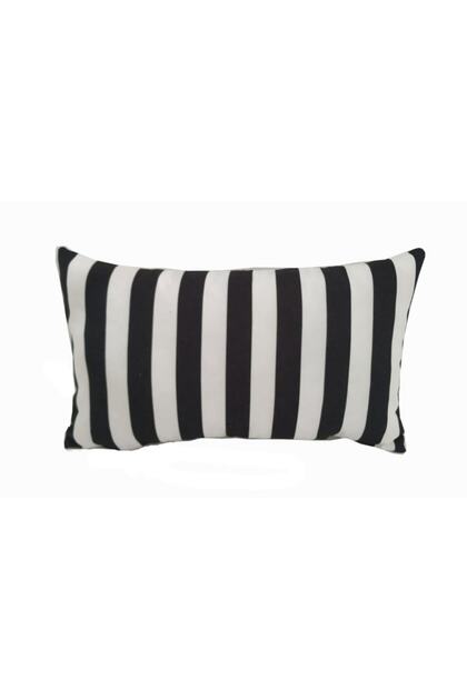Rectangular Striped Modern Digital Printed Throw Pillow Cover