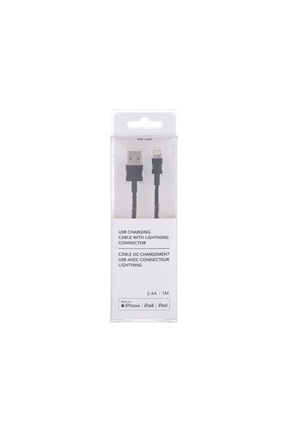 Miniso Siyah Iphone Şarj Kablosu 1 M - 1