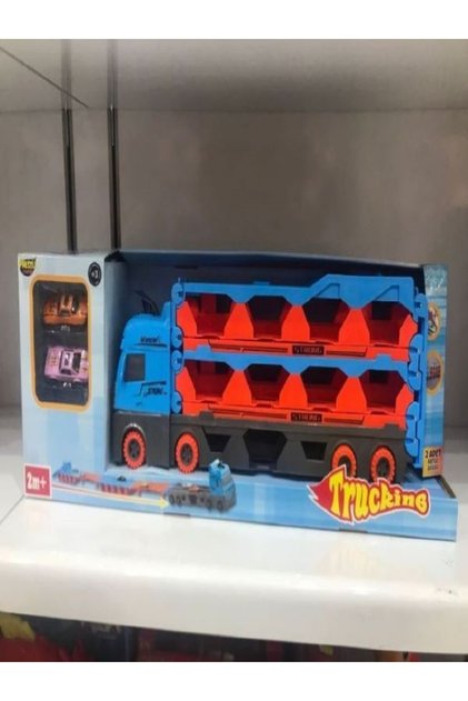 Speedway Truck with 2m Road and Car Carrying Car
