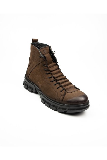 102 20725 Aversa Brown Nubuck Δερμάτινες Ανδρικές Μπότες