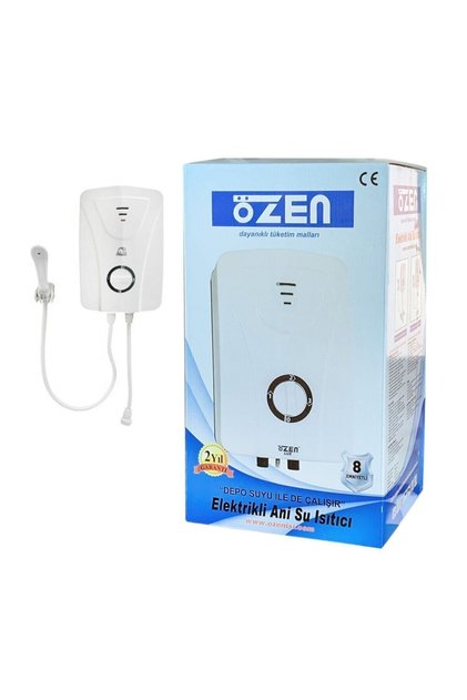 Elektrikli 8 Emniyetli Ani Su Isıtıcı Şofben